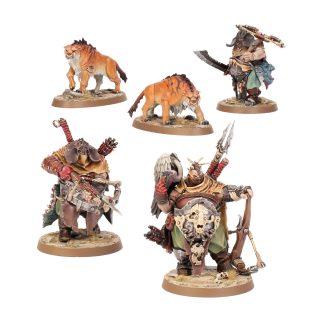 Hunters with Sabrefangs Completed Model Set