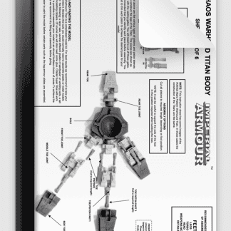 Imperial Armour Chaos Warhound Titan Body