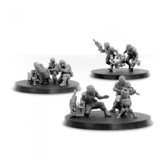 Imperial Armour Elysian Mortars Completed Model Set