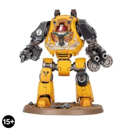 Imperial Fists Contemptor Dreadnought Plastic Kit Completed Model Set