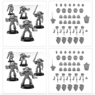 Imperial Fists Legion Phalanx Warders Completed Model Set