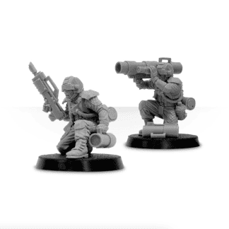 Imperial Guard Elysian Missile Squad Completed Model Set