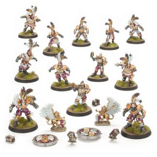 Imperial Nobility Blood Bowl Team The Bogenhafen Barons Completed Model Set