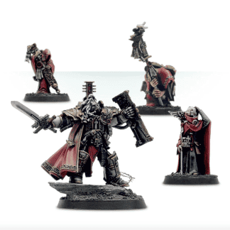 Inquisitor Lord Hector Rex and Retinue Completed Model Set