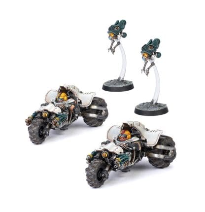 Ironhead Squat Svenotar Scout Trikes Completed Model Set