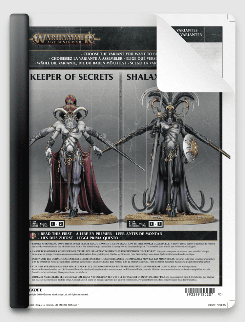 Keeper of Secrets Instructions Free Download Build Instructions