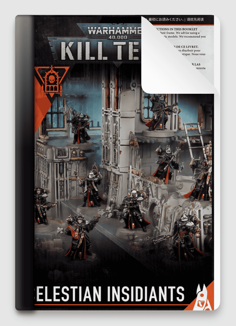 Kill Team Adepta Sororitas Celestian Insidiants