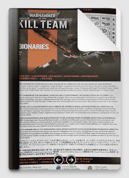 Kill Team Chaos Legionaries Instructions HQ