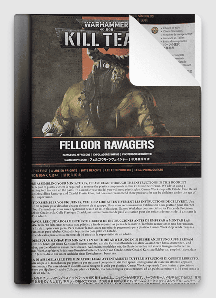 Kill Team Felgor Ravagers Instructions Free Download - Build Instructions