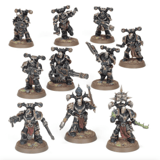 Kill Team Nachmund Heretic Astartes Legionary Kill Team Completed Model Set