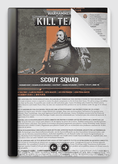 Kill Team Scout Squad Instructions HQ