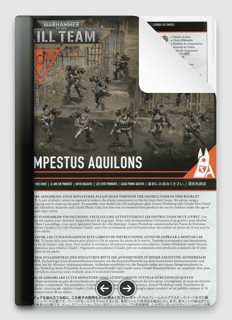 Kill Team Tempestus Aquilons HQ