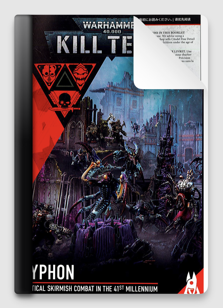 日本語　KILL TEAM: TYPHON (ENGLISH) タイフォン キルチーム：タイフォン（日本語版） KILL TEAM: TYPHON (JAPANESE)