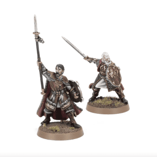 King Brand and Bard II of Dale Completed Model Set