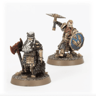 King Dain Ironfoot and Thorin III Stonehelm Completed Model Set