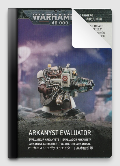 Leagues of Votann Arkanyst Evaluator
