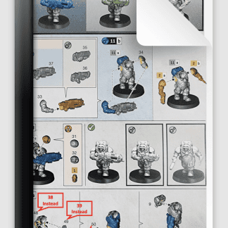 Leagues of Votann Hearthkyn Warriors Instructions HQ with Amendments