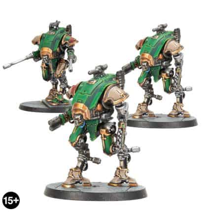 Legions Imperialis Armiger Knights Helverin And Warglaives Squadron Completed Model Set