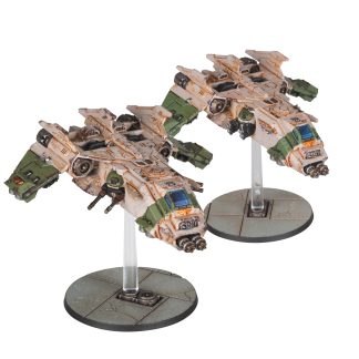 Legions Imperialis Fire Raptor Squadron Completed Model Set