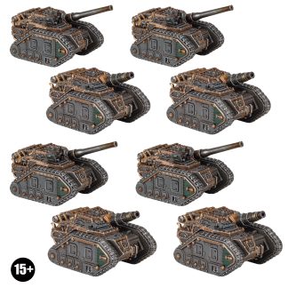 Legions Imperialis Medusa And Basilisk Batteries Completed Model Set