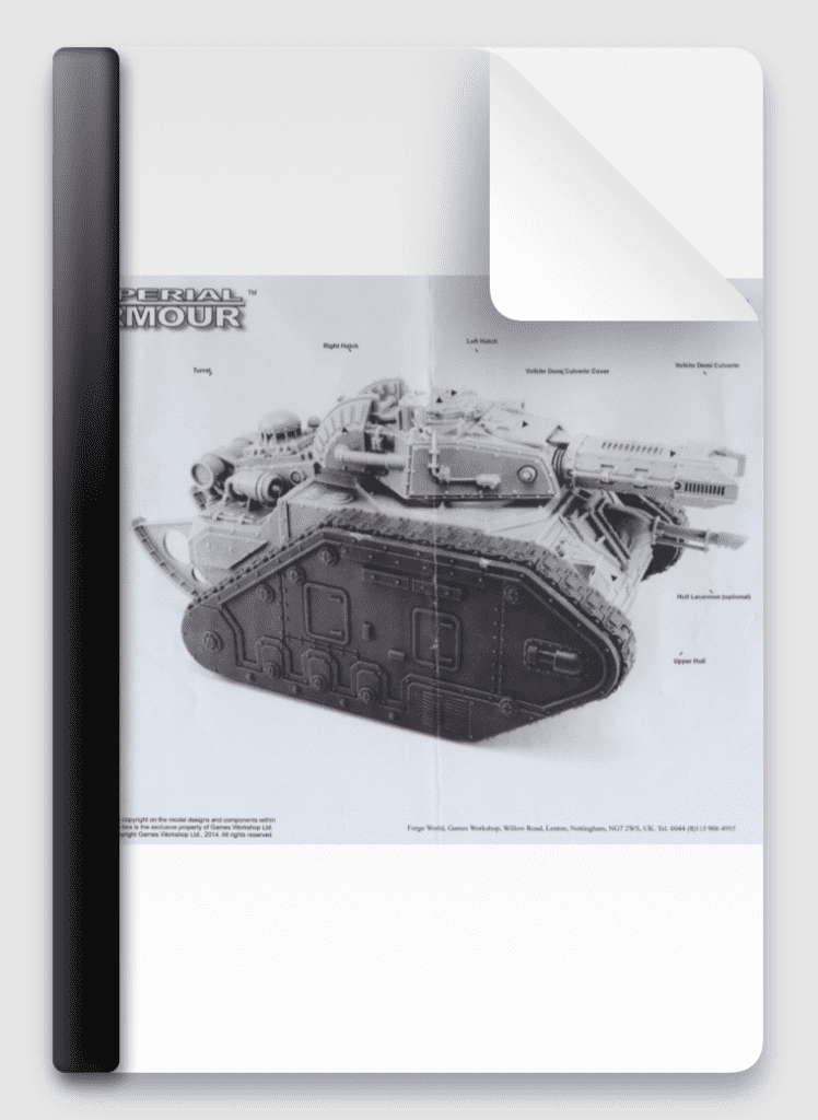 Solar Auxilia Leman Russ Incinerator Instructions Free Download Build