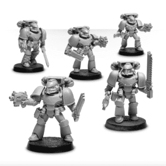 MKIV Space Marine Assault Squad Completed Model Set