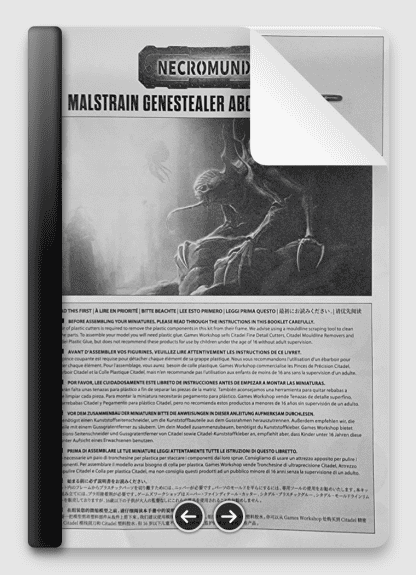 Malstrain Genestealer Abomination Gang Instructions