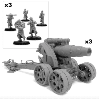 Medusa Carriage Battery Completed Model Set