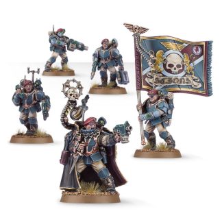 Militarum Tempestus Scions Command Squad Completed Model Set