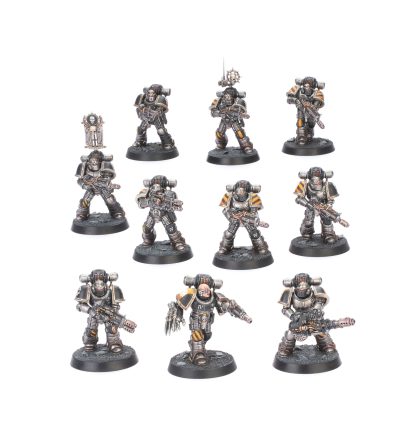 MkII Veteran Squad with Disintegrator Weapons Completed Model Set