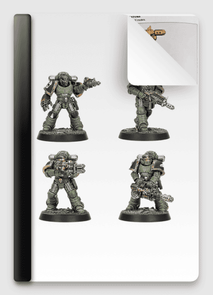 MkII Veteran Squad with Disintegrators from Warhammer The Horus Heresy Saturnine Box Set
