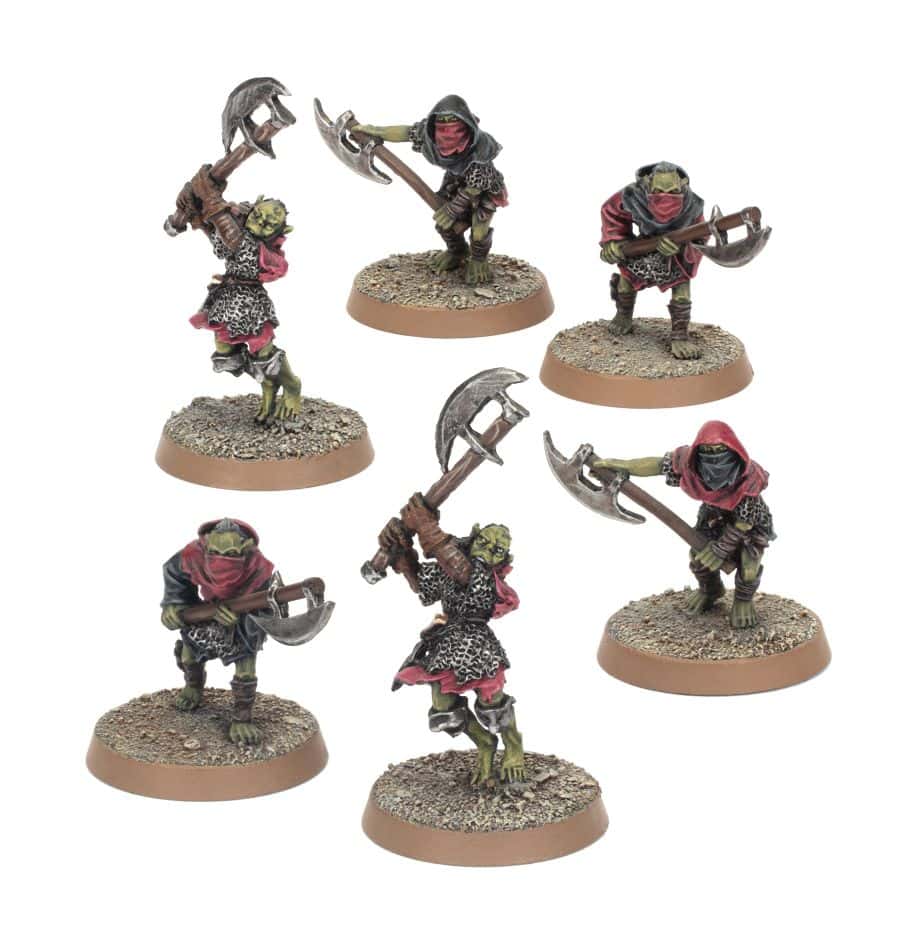 Moria Goblin Prowlers Completed Model Set