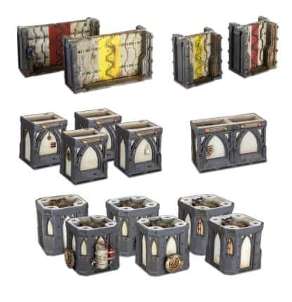 Necromunda Zone Mortalis Columns and Walls Completed Model Set