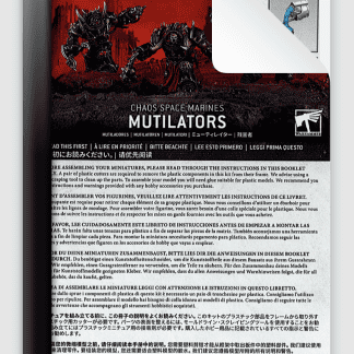 New Chaos Space Marines Mutilators HQ Scan