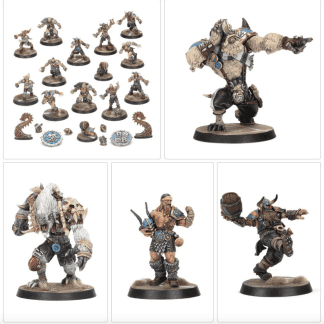 Norsca Rampagers Full Roster and Subs Completed Model Set