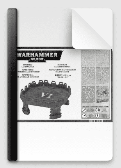OOP 40K Scenery Skyshield Landing Pad