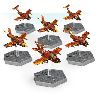 Ork Air Waaagh Dakkajets Completed Model Set