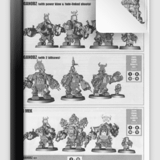 Ork Meganobz and Big Mek in Mega Armour