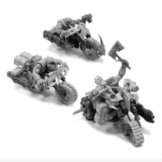 Ork Nob Warbikes Completed Model Set
