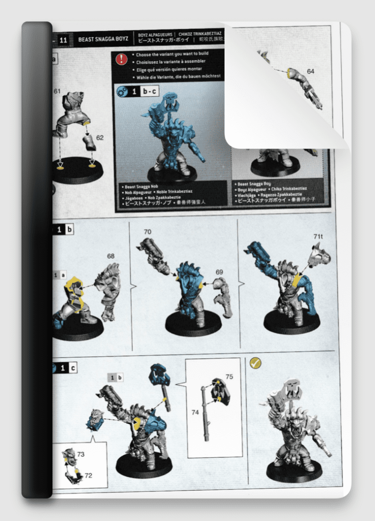 Ork Beast Snagga Boyz Instructions Free Download Build Instructions