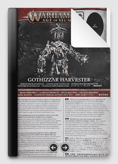 Ossiarch Bonereapers Gothizzar Harvester Instructions ALT