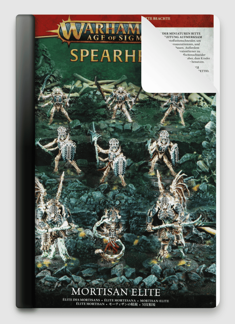 Ossiarch Bonereapers Mortisan Elite Spearhead