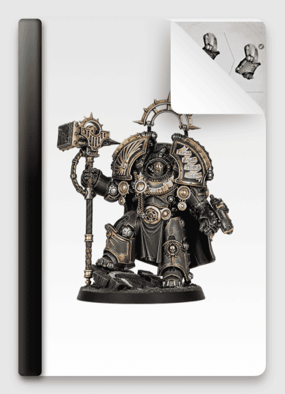 Praetor in Saturnine Terminator Armour from Warhammer The Horus Heresy Saturnine Box Set