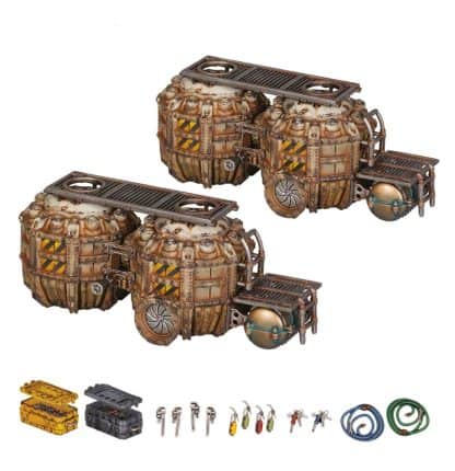 Promethium Tanks Refuelling Station Completed Model Set