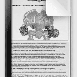 Saturnine Siege Dreadnought Ophion Configuration Instructions