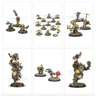 Scarcrag Snivellers Full Roster and Subs Completed Model Set