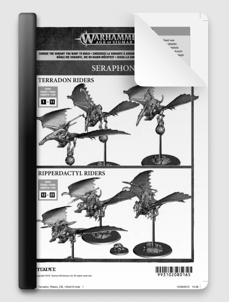 Ripperdactyl Riders Instructions Free Download - Build Instructions