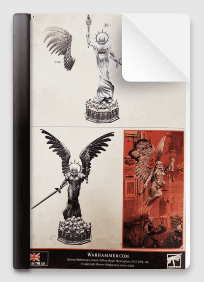 Shrine Statue from Kill Team Blood and Zeal Box Set