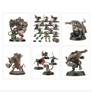 Skavenblight Scramblers Full Roster and Subs Completed Model Set