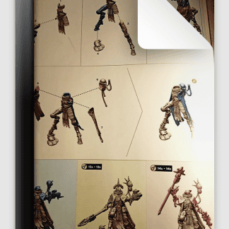 Skitarii Battle Pilgrym Marshal from 30K Mechanicum Skitarii Battle Group Low Quality